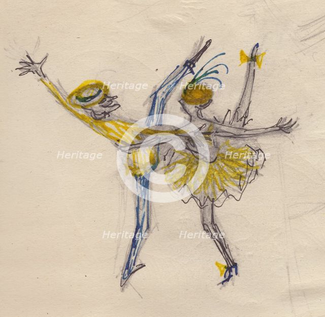 Couple dancing, c1950. Creator: Shirley Markham.