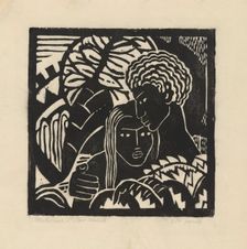 Couple Embracing, ca.1935 - 1943. Creator: Madeleine St Clair