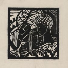 Couple Embracing, ca.1935 - 1943. Creator: Madeleine St Clair