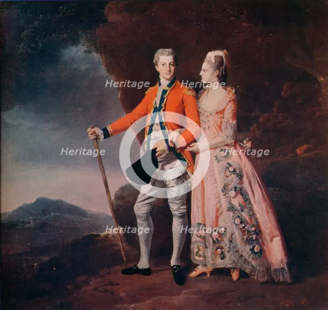 'Couple in a Mountain Landscape', c1779. Artist: Johan Zoffany.
