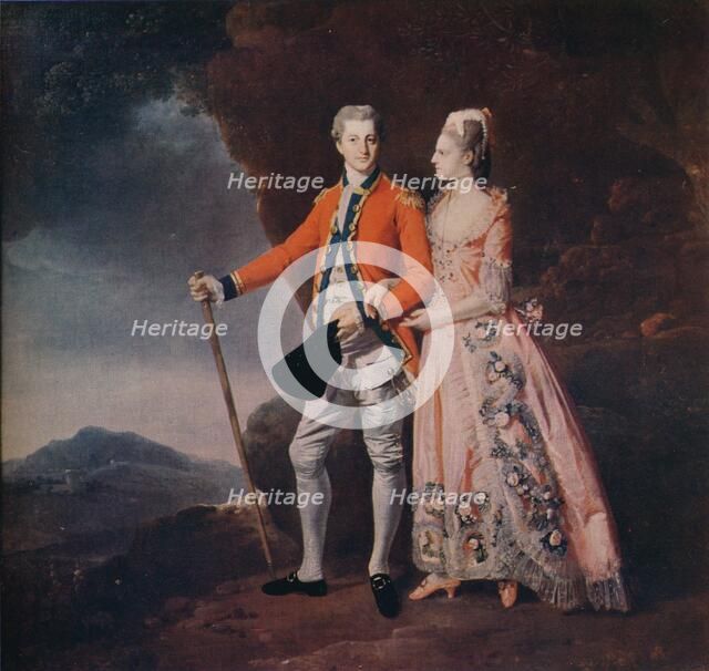 'Couple in a Mountain Landscape', c1779. Artist: Johan Zoffany.