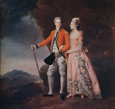 Couple in a Mountain Landscape c1779. Artist: Johan Zoffany