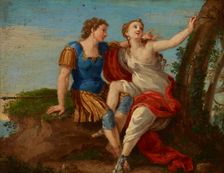 Couple in Love-Angelica and Medor, 2nd half of 18th century. Creator: Unknown