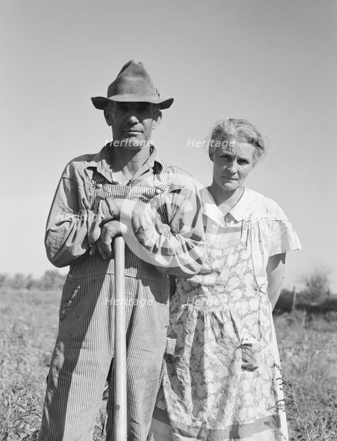 Couple who have raised ten children on reclaimed land..., Irrigon, Morrow County, Oregon, 1939. Creator: Dorothea Lange.