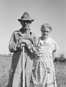 Couple who have raised ten children on reclaimed land..., Irrigon, Morrow County, Oregon, 1939. Creator: Dorothea Lange