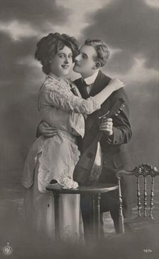 Couple with Mandolin c1910