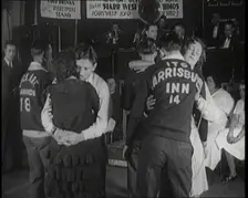 Couples Dancing Whilst Half Asleep in a Marathon Dance Contest, 1926. Creator: British Pathe Ltd