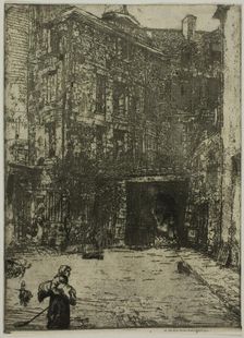 Cour de Commerce, Paris, 1900. Creator: Donald Shaw MacLaughlan