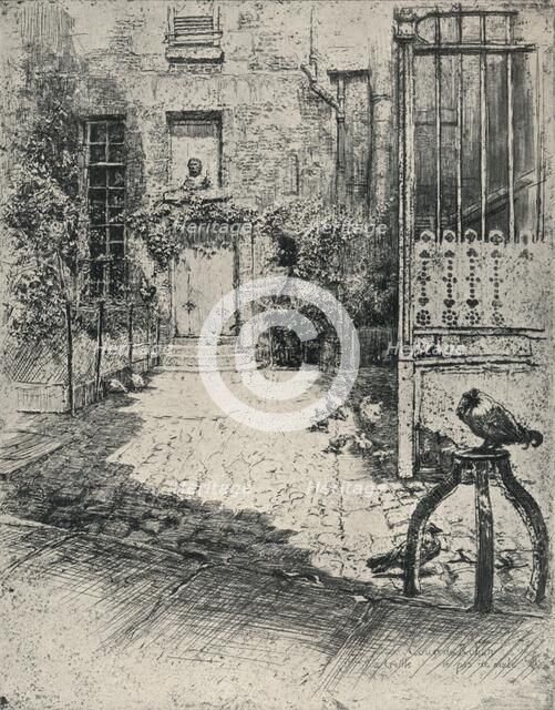 'Cour de Rohan', 1915. Artist: Charles Jouas.