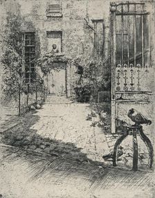 Cour de Rohan 1915. Artist: Charles Jouas
