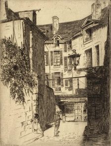 Cour de Rohan, c1900-1938. Creator: George Charles Aid