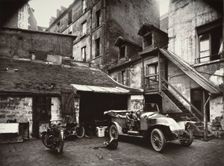 Cour, Rue De Valence, 1922, (1956). Creator: Eugene Atget