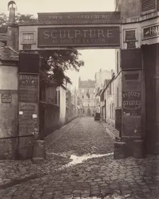 Cour Saint-Guillaume, ca. 1865. Creator: Charles Marville