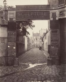 Cour Saint-Guillaume, ca. 1865. Creator: Charles Marville