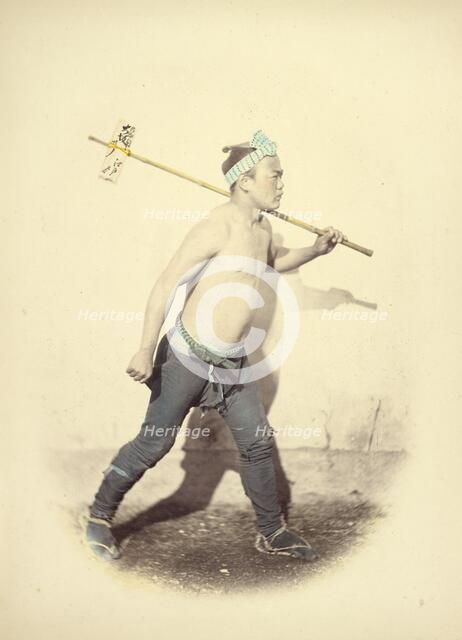 Courier or Postman, 1866-1867. Creator: Felice Beato.