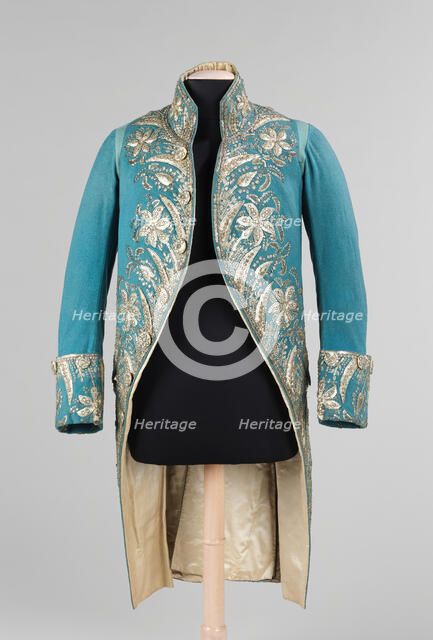 Court coat, probably British, 1775-89. Creator: Unknown.