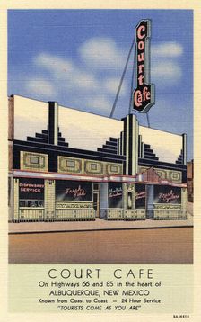 Court Cafe, Albuquerque, New Mexico, USA, 1935