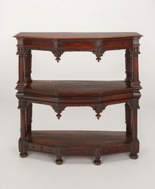 Court Cupboard, England, c. 1660. Creator: Unknown
