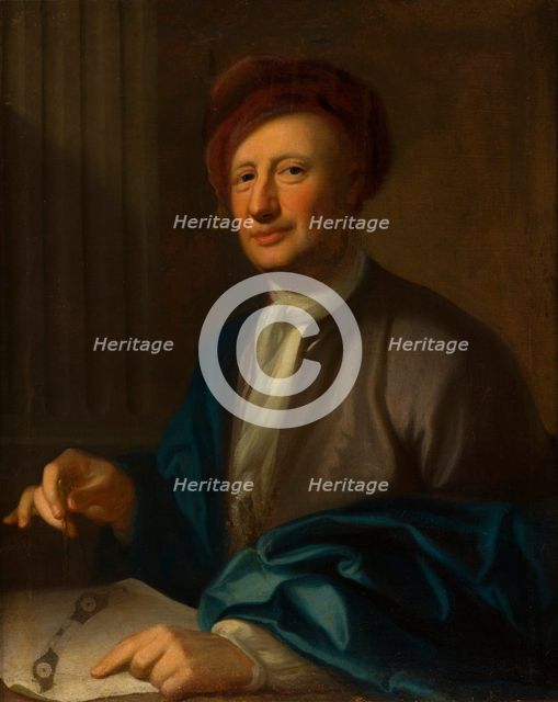 Court Architect Göran Josuæ Adelcrantz, c1710 Creator: Georg Engelhard Schroder.