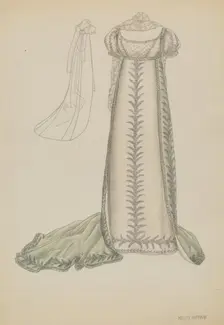 Court Dress, c. 1936. Creator: Melita Hofmann