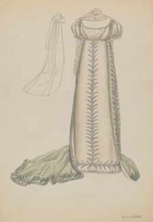 Court Dress, c. 1936. Creator: Melita Hofmann