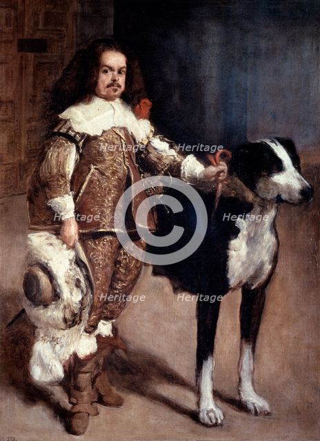 'Court Dwarf Don Antonio el Inglés', 1640-1645. Artist: Diego Velasquez