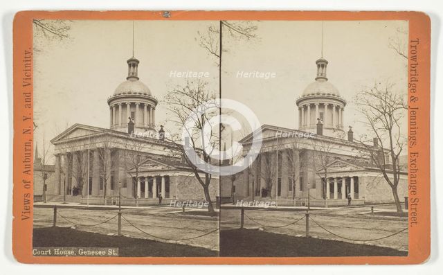 Court House, Genesee St., late 19th century. Creator: Trowbridge & Jennings.