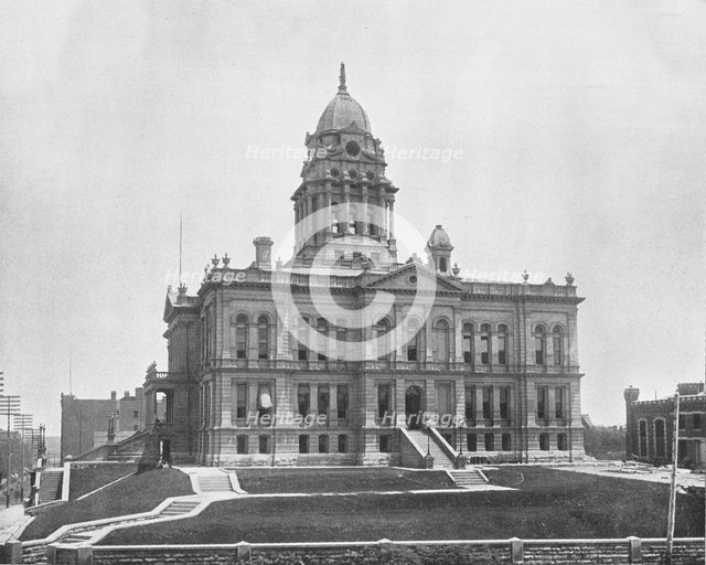 Court House, Omaha, Nebraska, USA, c1900.  Creator: Unknown.
