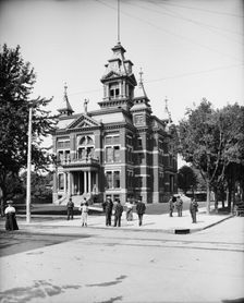 Court house, Saginaw, Mich., c1908. Creator: Unknown