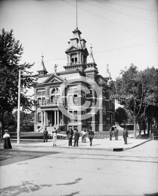 Court house, Saginaw, Mich., c1908. Creator: Unknown.