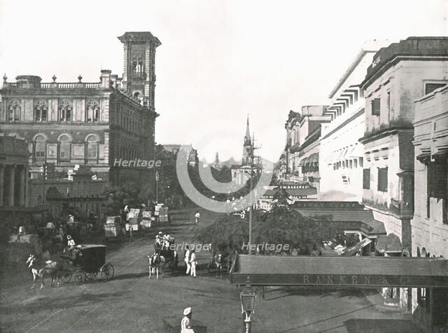 Court House Street, Calcutta, India, 1895.  Creator: Unknown.