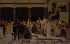Court in ancient Rome. Creator: Bakalowicz, Stepan Vladislavovich (1857-1947)