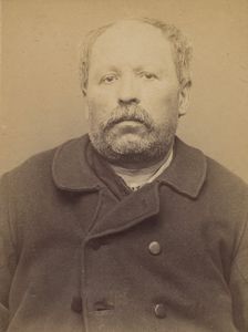 Court. Jean-Claude. 58 ans, né à Cherissey-le-M. (Haute-Savoie). Marchand de pains d'épice..., 1894. Creator: Alphonse Bertillon