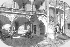 Court of a house in Therese Street, Nuremberg; From Alsace to the Hartz 1975. Creator: Unknown