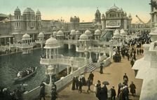 Court of Honour, Coronation Exhibition, London, 1911. Creator: Unknown