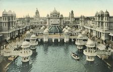Court of Honour, Coronation Exhibition, London, 1911. Creator: Unknown