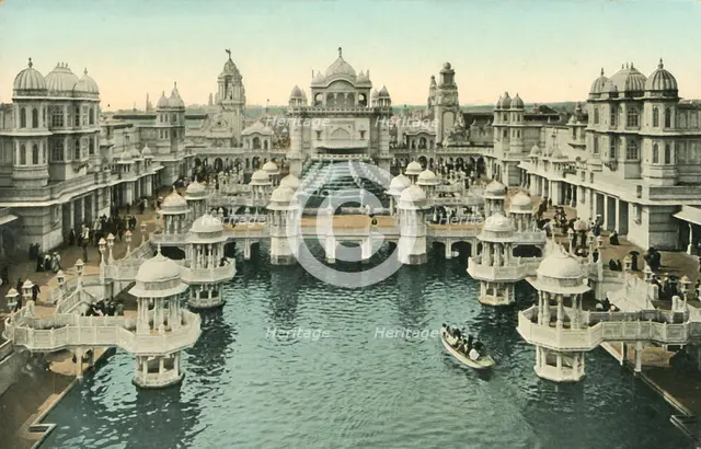Court of Honour, Coronation Exhibition, London, 1911. Creator: Unknown.