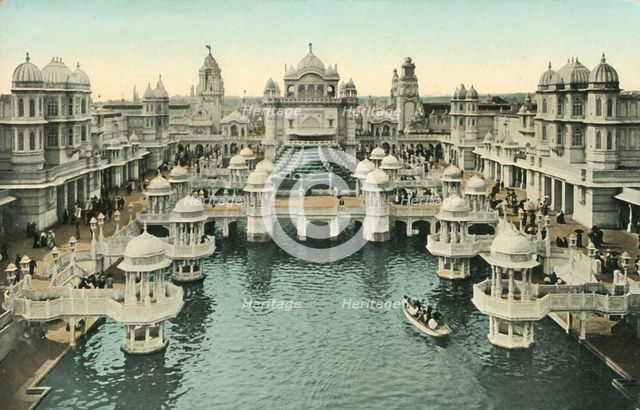 Court of Honour, Coronation Exhibition, London, 1911. Creator: Unknown.
