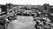 Court of Honour from Congress Hall - Franco-British exhibition, London 1908. Creator: Unknown