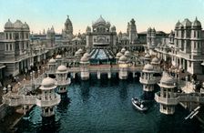 Court of Honour, Imperial International Exhibition, London, 1909.Artist: Valentine & Sons