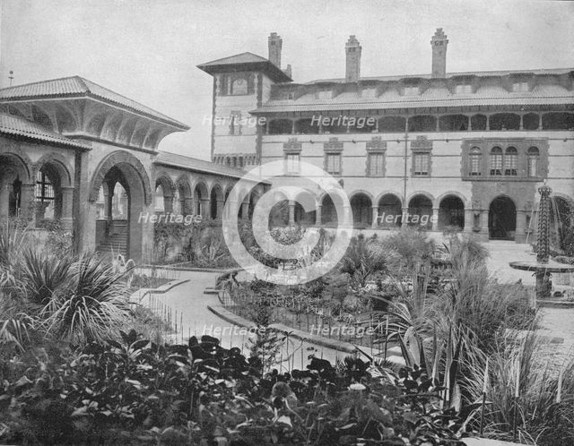 'Court of Ponce de Leon, St. Augustine, Florida', c1897. Creator: Unknown.
