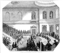 Court of Proprietors, East India Company, 1844. Creator: Unknown