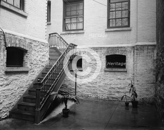 Court of tenement house, New York City, between 1900 and 1910. Creator: Unknown.
