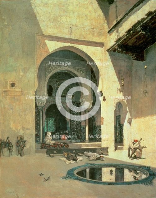 Court of the Alhambra', 1871, by Mariano Fortuny.