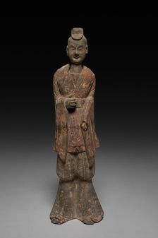 Court Official (Tomb Figure), 1st quarter of 6th Century. Creator: Unknown