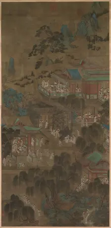 Court Ladies in the Imperial Palace, 1271-1368. Creator: Unknown