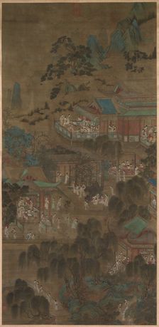 Court Ladies in the Imperial Palace, 1271-1368. Creator: Unknown