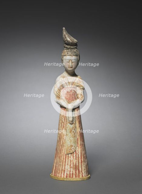 Court Lady with High Chignon, c. 700-750. Creator: Unknown.
