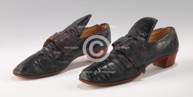 Court shoes, French, 1780-1800. Creator: Unknown.