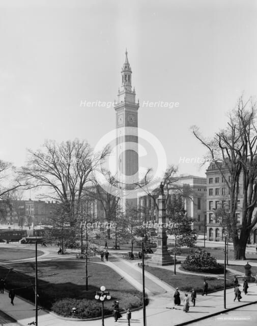 Court Square and Municipal Group, Springfield, Mass., c.between 1910 and 1920. Creator: Unknown.